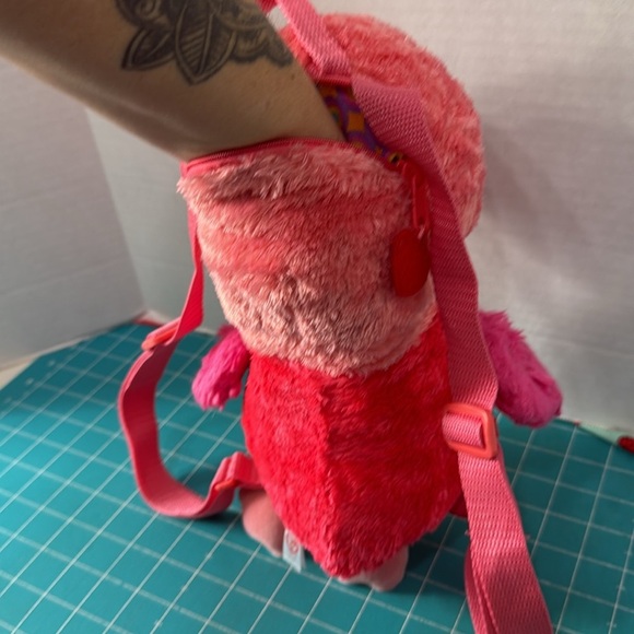 TY Gilda The Pink Flamingo Plush Backpack 10” Fun Trendy Bright Sparkly Eyes - Picture 7 of 7